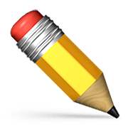 Émoji ✏️ Crayon sur Apple iOS 5.1.