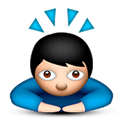 Emoji 🙇 Persona Che Fa Un Inchino Profondo su Apple iOS 5.1.