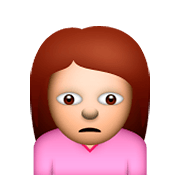 🙍 Emoji Persona Frunciendo El Ceño en Apple iOS 5.1.