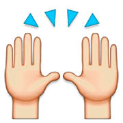 🙌 Emoji Mãos Para Cima na Apple iOS 5.1.