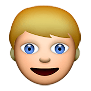 👱 Emoji Pessoa: Cabelo Louro na Apple iOS 5.1.
