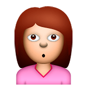 Emoji 🙎 Persona Imbronciata su Apple iOS 5.1.
