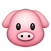 Emoji 🐷 Muso Di Maiale su Apple iOS 5.1.