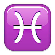 Emoji ♓ Segno Zodiacale Dei Pesci su Apple iOS 5.1.