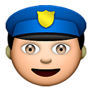 Émoji 👮 Officier De Police sur Apple iOS 5.1.