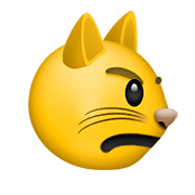 😾 Emoji Rosto De Gato Mal-humorado na Apple iOS 5.1.