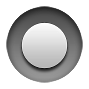 Emoji 🔘 Pulsante Rotondo su Apple iOS 5.1.