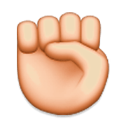 ✊ Emoji erhobene Faust Apple iOS 5.1.