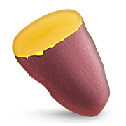 Emoji 🍠 Patata Dolce Arrosto su Apple iOS 5.1.