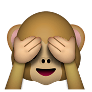 🙈 Emoji Mono Con Los Ojos Tapados en Apple iOS 5.1.