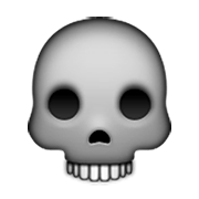 Emoji 💀 Teschio su Apple iOS 5.1.
