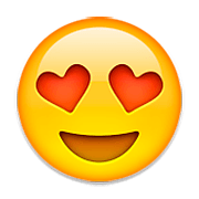 Emoji 😍 Faccina Con Sorriso E Occhi A Cuore su Apple iOS 5.1.