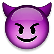 😈 Emoji grinsendes Gesicht mit Hörnern Apple iOS 5.1.