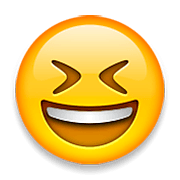 Emoji 😆 Sorriso A Bocca Aperta Con Occhi Chiusi su Apple iOS 5.1.