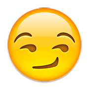 Emoji 😏 Faccina Con Sorrisetto su Apple iOS 5.1.