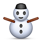 ⛄ Emoji Muñeco De Nieve en Apple iOS 5.1.