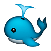 Émoji 🐳 Baleine Soufflant Par Son évent sur Apple iOS 5.1.