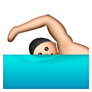 🏊 Emoji Persona Nadando en Apple iOS 5.1.