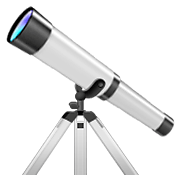 Emoji 🔭 Telescopio su Apple iOS 5.1.