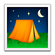 Émoji ⛺ Tente sur Apple iOS 5.1.