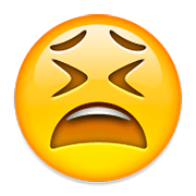 Emoji 😫 Faccina Stanca su Apple iOS 5.1.