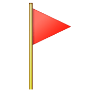 Émoji 🚩 Drapeau Triangulaire sur Apple iOS 5.1.