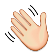 👋 Emoji Mão Acenando na Apple iOS 5.1.