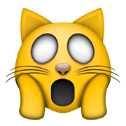 Emoji 🙀 Gatto Esterrefatto su Apple iOS 5.1.