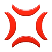 Émoji 💢 Symbole De Colère sur Apple iOS 6.0.