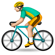Emoji 🚴 Ciclista su Apple iOS 6.0.