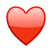 Émoji ♥️ Cœur Cartes sur Apple iOS 6.0.