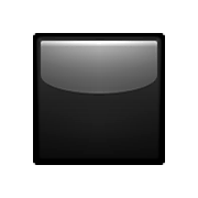 ◾ Emoji Cuadrado Negro Mediano-pequeño en Apple iOS 6.0.