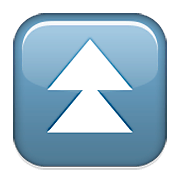 Emoji ⏫ Pulsante Doppia Freccia In Alto su Apple iOS 6.0.