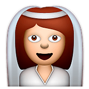 👰 Emoji Person mit Schleier Apple iOS 6.0.