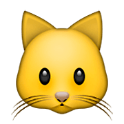 Emoji 🐱 Muso Di Gatto su Apple iOS 6.0.