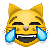 Emoji 😹 Gatto Con Lacrime Di Gioia su Apple iOS 6.0.
