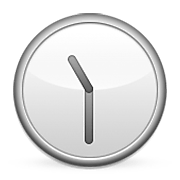 Emoji 🕦 Ore Undici E Mezza su Apple iOS 6.0.