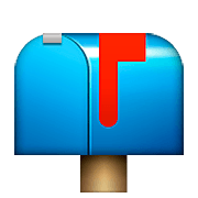 📫 Emoji geschlossener Briefkasten mit Post Apple iOS 6.0.