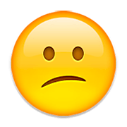 😕 Emoji Rosto Confuso na Apple iOS 6.0.