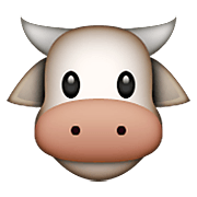 🐮 Emoji Cara De Vaca en Apple iOS 6.0.