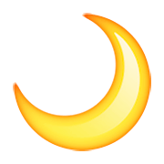 Émoji 🌙 Croissant De Lune sur Apple iOS 6.0.