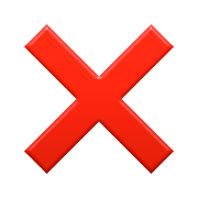 ❌ Emoji Xis na Apple iOS 6.0.
