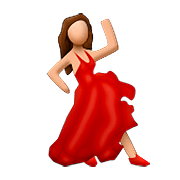 💃 Emoji Mulher Dançando na Apple iOS 6.0.