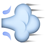 Emoji 💨 Nuvola Di Polvere su Apple iOS 6.0.