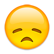 😞 Emoji Rosto Desapontado na Apple iOS 6.0.