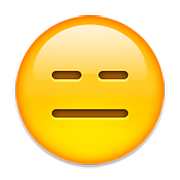 😑 Emoji ausdrucksloses Gesicht Apple iOS 6.0.
