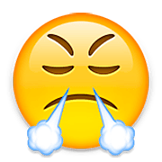 Emoji 😤 Faccina Che Sbuffa su Apple iOS 6.0.