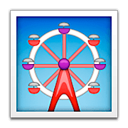🎡 Emoji Roda Gigante na Apple iOS 6.0.