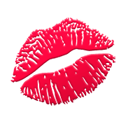Émoji 💋 Trace De Rouge à Lèvres sur Apple iOS 6.0.