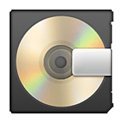 Emoji 💽 Minidisc su Apple iOS 6.0.